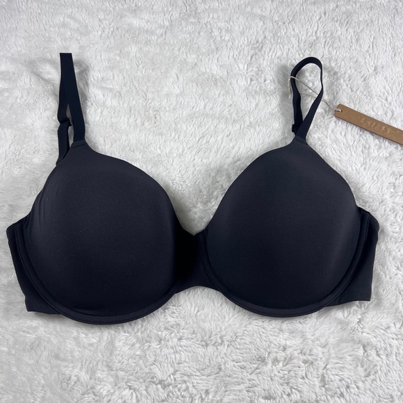 SKIMS Other - SKIMS‎ Women's Fits Everybody T-Shirt Bra Onyx Black BR-UWR-2294 Size 34DDD NWT